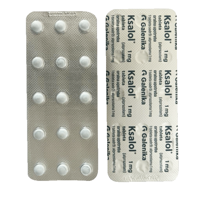ksalol-1mg.png Ksalol Xanax 1MG (Alprazolam)